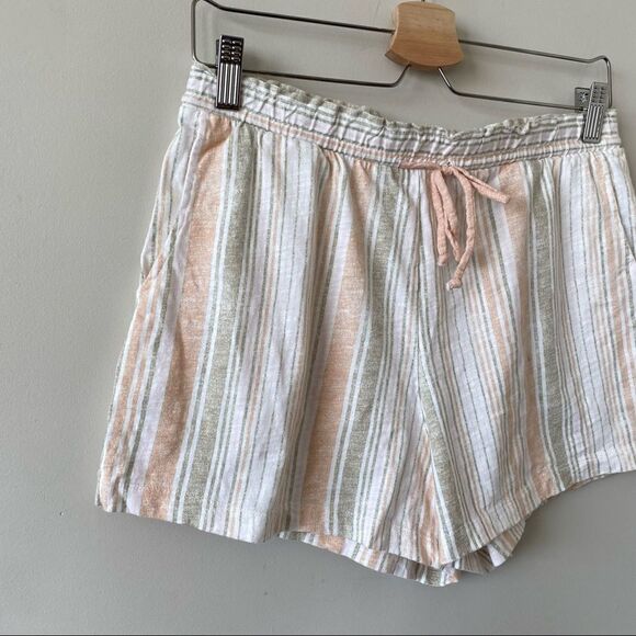 Z Supply -Mila Stripe Cotton Shorts (Small) - Picture 5 of 7